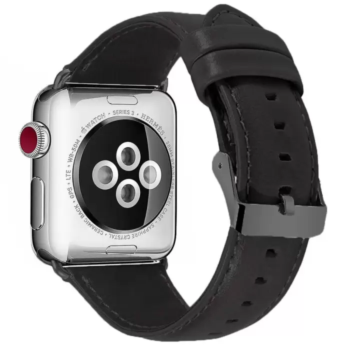 ​​​Apple Watch Ultra 49mm Kordon Luxury Leather Deri Strap Kayış