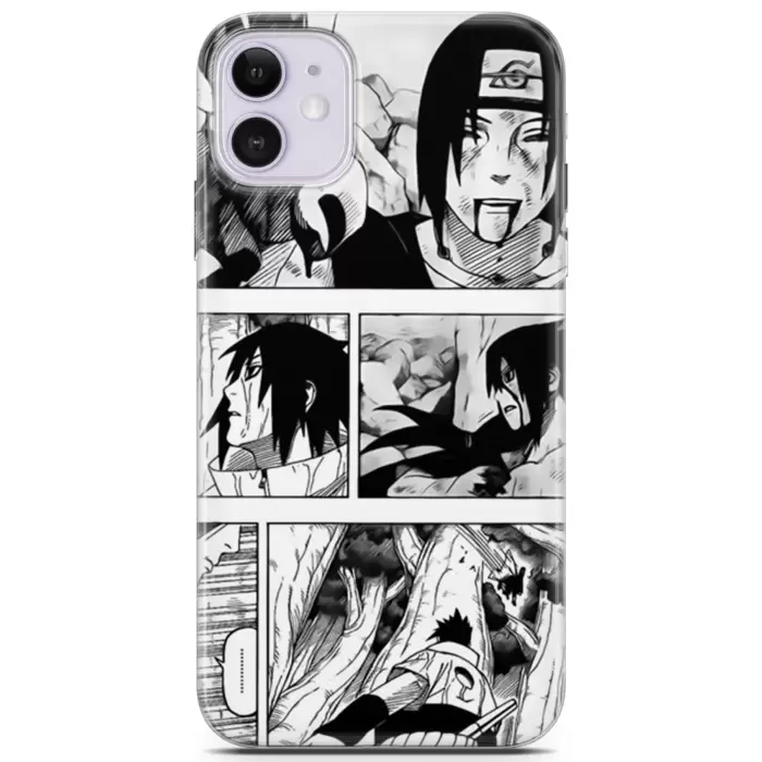 Apple iPhone 11 Uyumlu Kılıf Opus 30 Naruto Manga Kenarları Şeffaf Kapak Hallowen