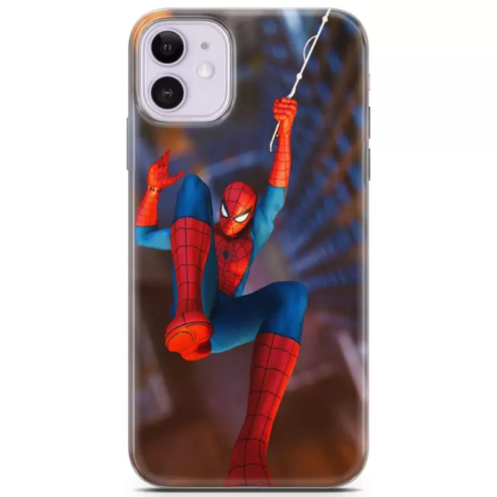 Apple iPhone 11 Uyumlu Kılıf Opus 20 Spiderman Renkli Kılıf Gradient