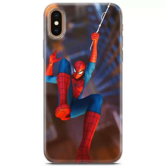 Apple iPhone XS Max Uyumlu Kılıf Opus 20 Spiderman Renkli Kılıf Gradient