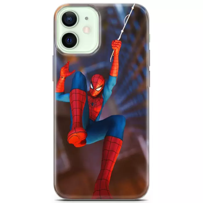 Apple iPhone 12 Uyumlu Kılıf Opus 20 Spiderman Renkli Kılıf Gradient
