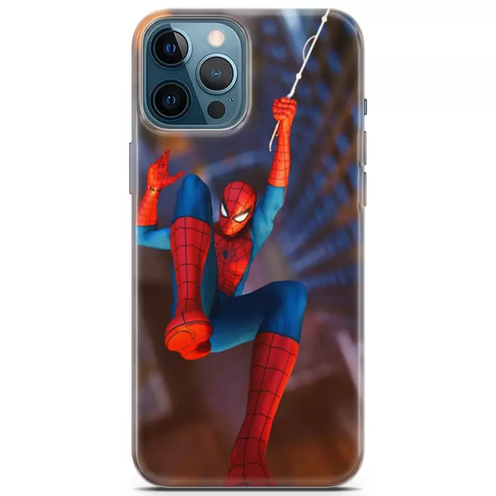 Apple iPhone 12 Pro Max Uyumlu Kılıf Opus 20 Spiderman Renkli Kılıf Gradient