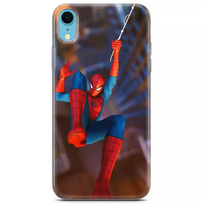 Apple iPhone XR Uyumlu Kılıf Opus 20 Spiderman Renkli Kılıf Gradient