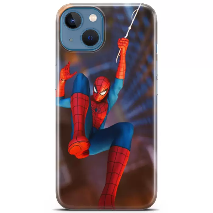 Apple iPhone 13 Uyumlu Kılıf Opus 20 Spiderman Renkli Kılıf Gradient