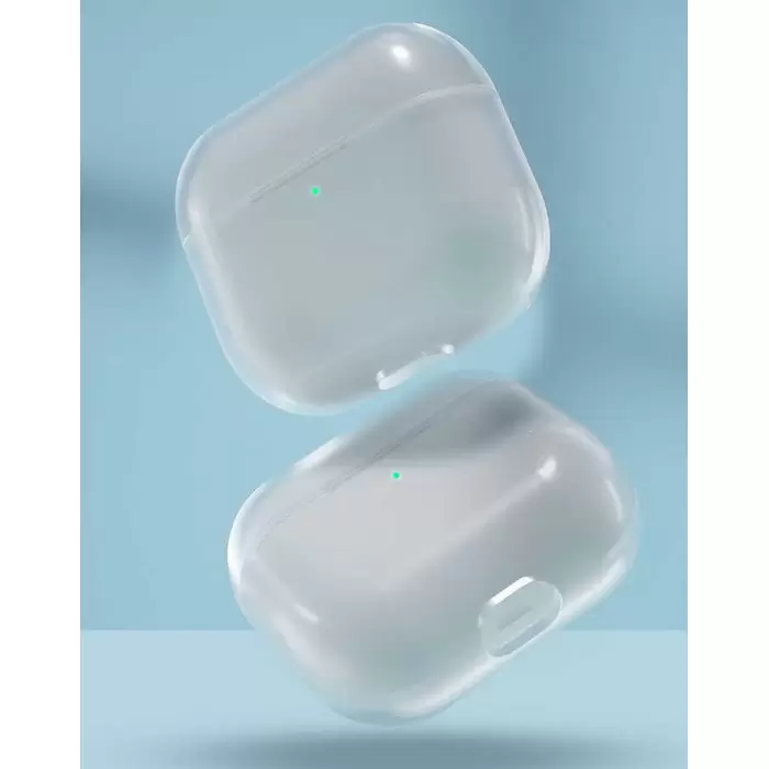 Apple Airpods 3. Nesil Kılıf Şeffaf Sert Kristal Lopard Airbag 14 Kılıf
