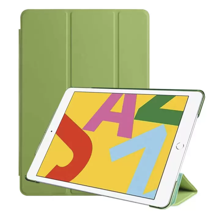 Apple iPad 10.2 2021 (9.Nesil) Smart Cover Standlı Kılıf 1-1 Orijinal Kalite