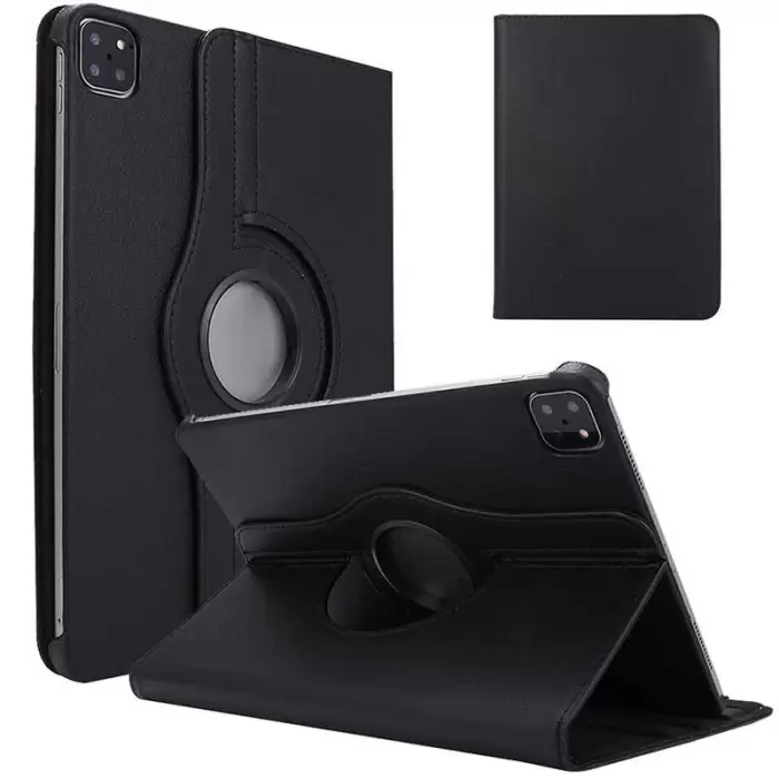 Apple iPad Pro 12.9 2021 (5.Nesil) 360 Dönebilen Standlı Case Kılıf Tablet Kılıfı