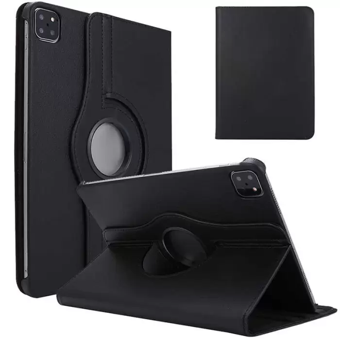 iPad Pro 12.9 2022 M2 360 Dönebilen Standlı Case Kılıf Tablet Kılıfı