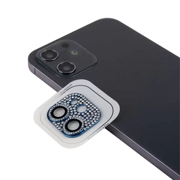Apple iPhone 11 CL-08 Lens Koruma Parlak Renkli Kamera Koruyucu CL-08