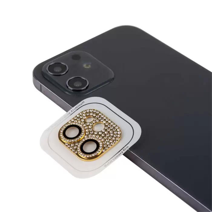 Apple iPhone 11 CL-08 Lens Koruma Parlak Renkli Kamera Koruyucu CL-08