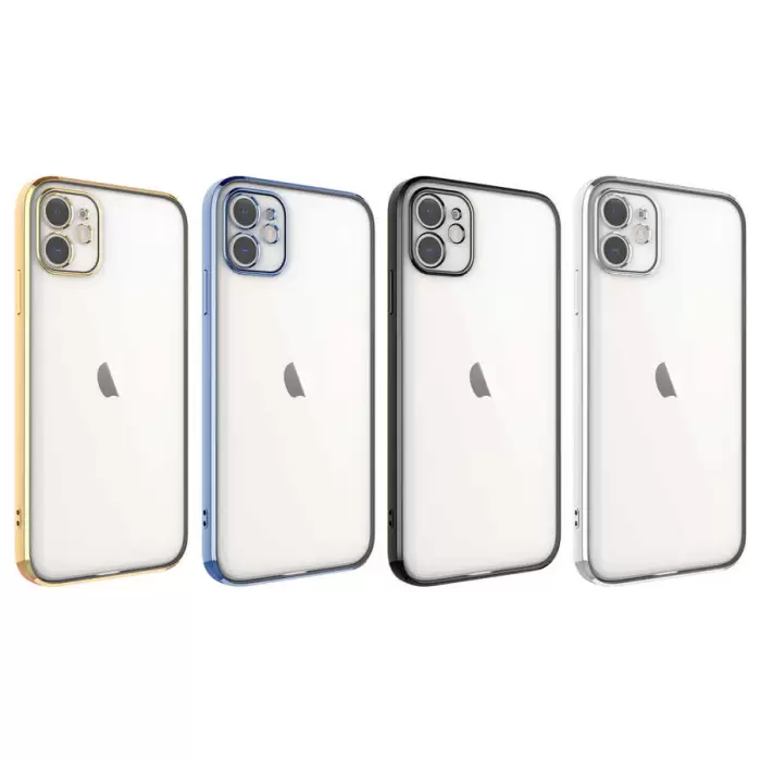 Apple iPhone 11 Kılıf Lopard Glitter Full Renkli Silikon Kapak
