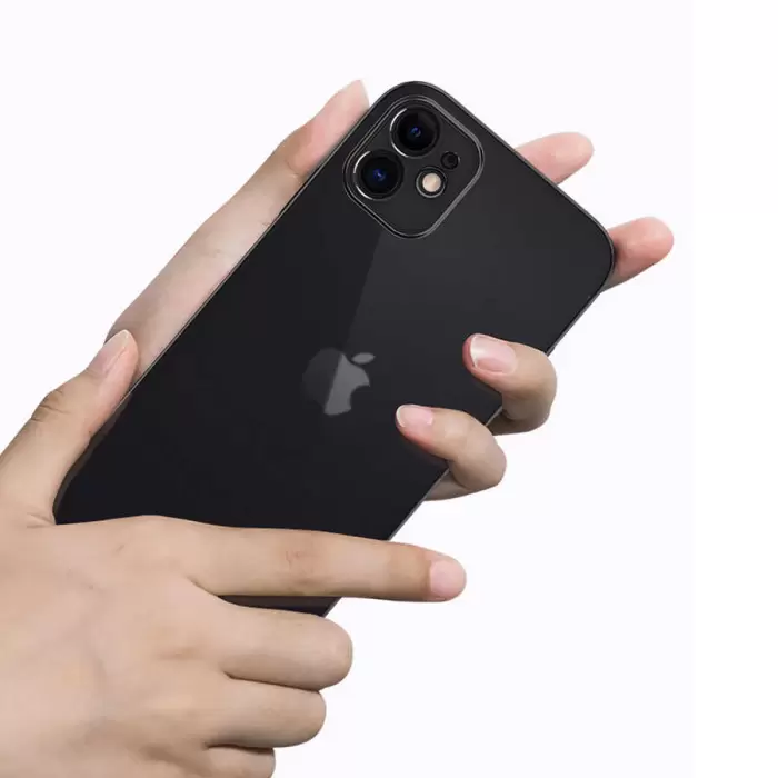 Apple iPhone 11 Kılıf Lopard Mat Gbox Silikon Kapak İnce Mat Arka Yüzey Elektroplatin