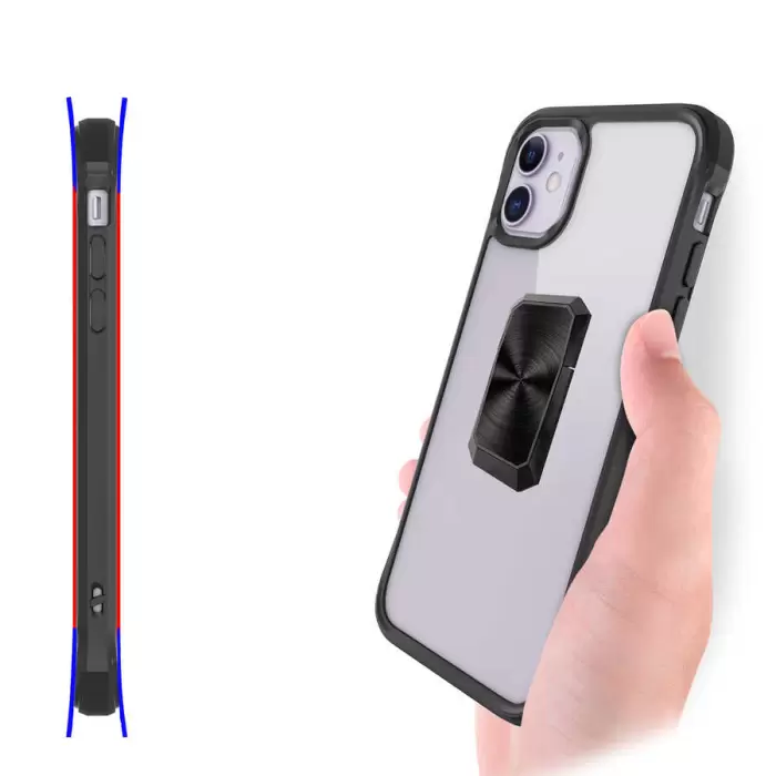 Apple iPhone 11 Kılıf Lopard V-Bax Kapak