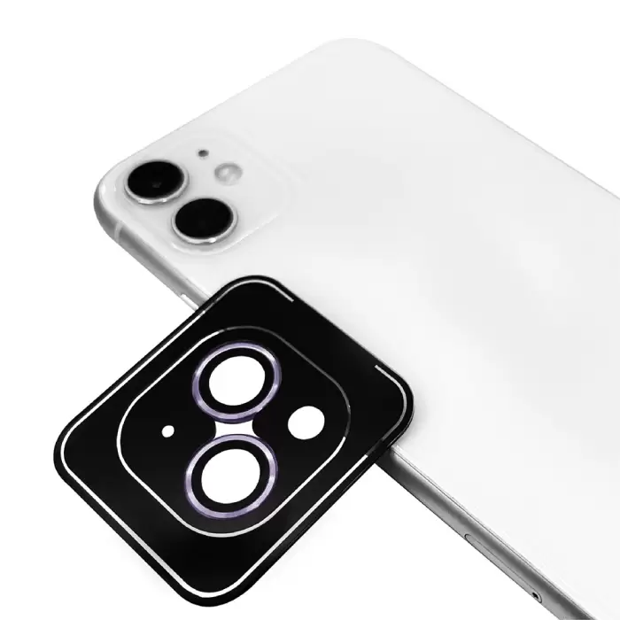 Apple iPhone 11 Uyumlu Lens Koruma Parlak Renkli Kamera Koruyucu CL-08 (TAKMA APARATIYLA) Koruma