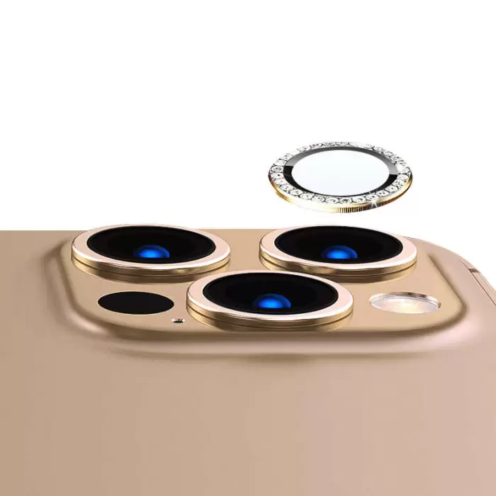 iPhone 11 Pro CL-06 Lens Koruma Parlak Renkli Kamera Koruyucu CL-08