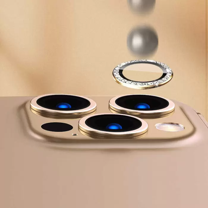 Apple iPhone 11 Pro CL-06 Lens Koruma Parlak Renkli Kamera Koruyucu CL-08