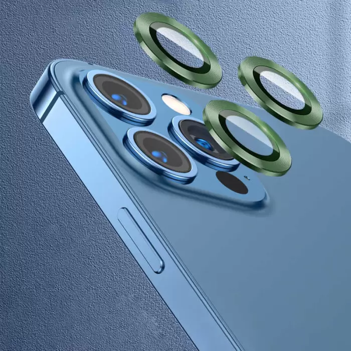 Apple iPhone 11 Pro CL-07 Lens Koruma Parlak Renkli Kamera Koruyucu CL-08