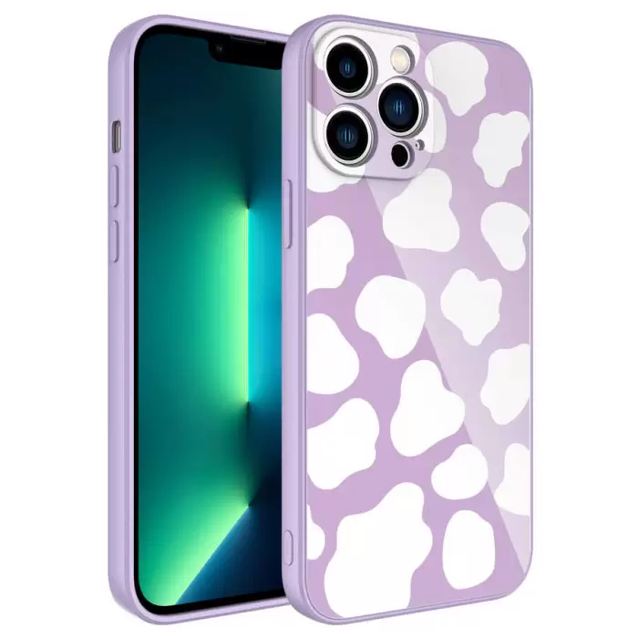 Apple iPhone 11 Pro Kılıf Kamera Korumalı Desenli Sert Silikon Lopard Epoksi Kapak