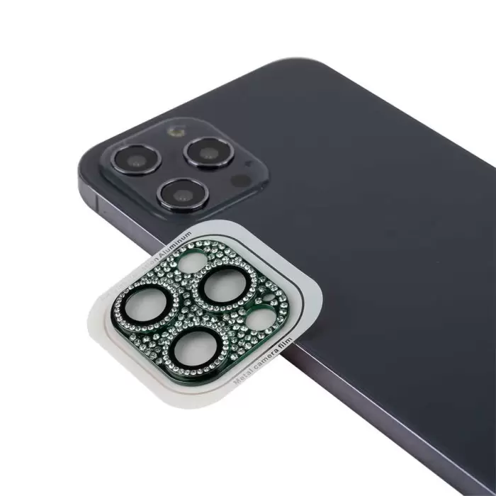 Apple iPhone 11 Pro Max CL-08 Lens Koruma Parlak Renkli Kamera Koruyucu CL-08