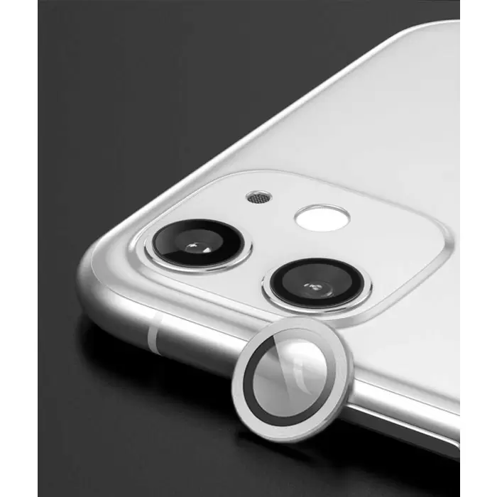 Apple iPhone 12 CL-07 Lens Koruma Parlak Renkli Kamera Koruyucu CL-08