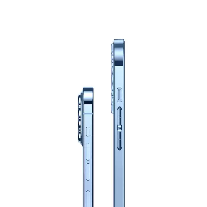 Apple iPhone 12 Mat Kenarlı Sert Kamera Korumalı Arkası Parlak Kılıf Bobo