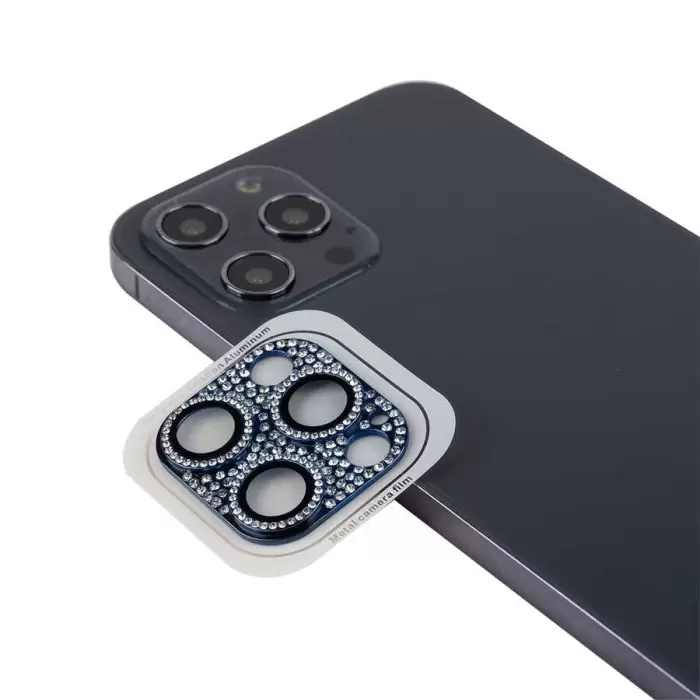 Apple iPhone 12 Pro CL-08 Lens Koruma Parlak Renkli Kamera Koruyucu CL-08