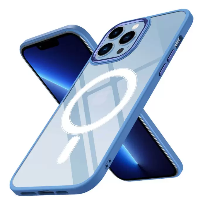 Apple iPhone 12 Pro Max Kılıf Wireless Şarj Özellikli Lopard Krom Magsafe Silikon Kapak