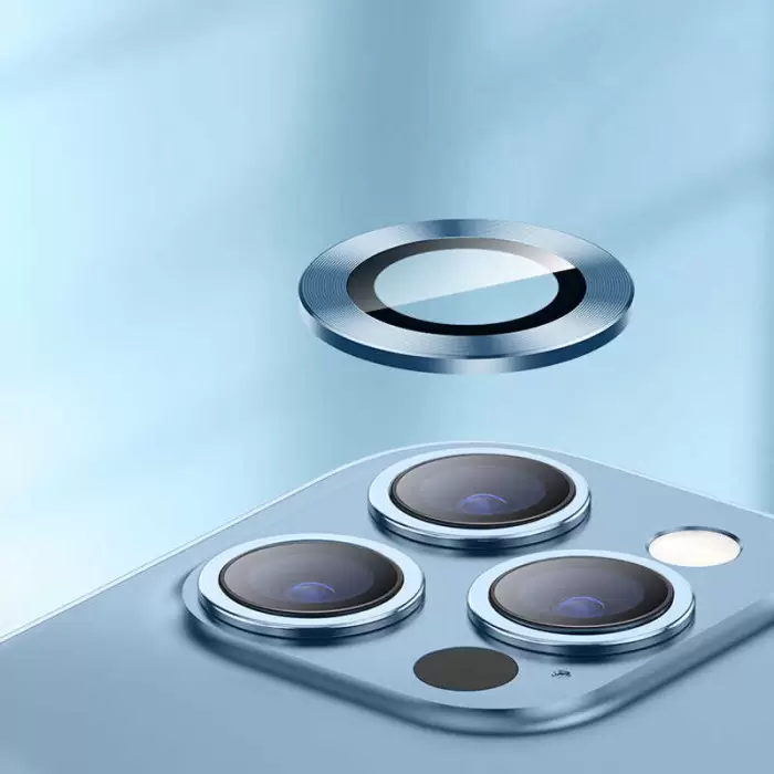 Apple iPhone 13 CL-02 Lens Koruma Parlak Renkli Kamera Koruyucu CL-08