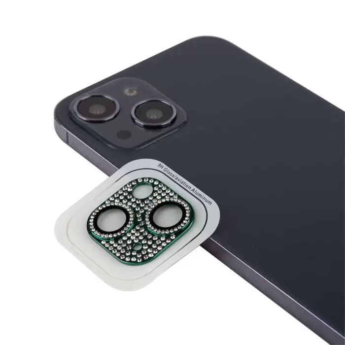 Apple iPhone 13 CL-08 Lens Koruma Parlak Renkli Kamera Koruyucu CL-08