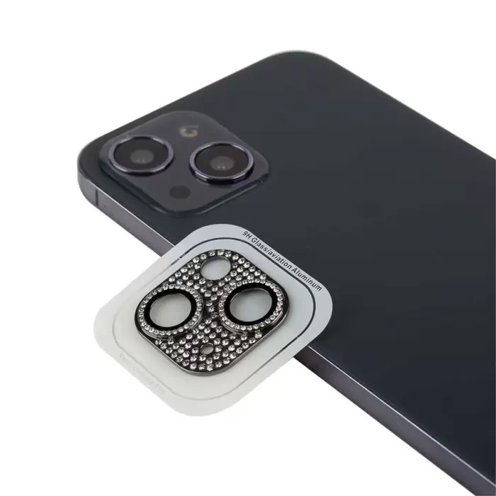 iPhone 13 CL-08 Lens Koruma Parlak Renkli Kamera Koruyucu CL-08