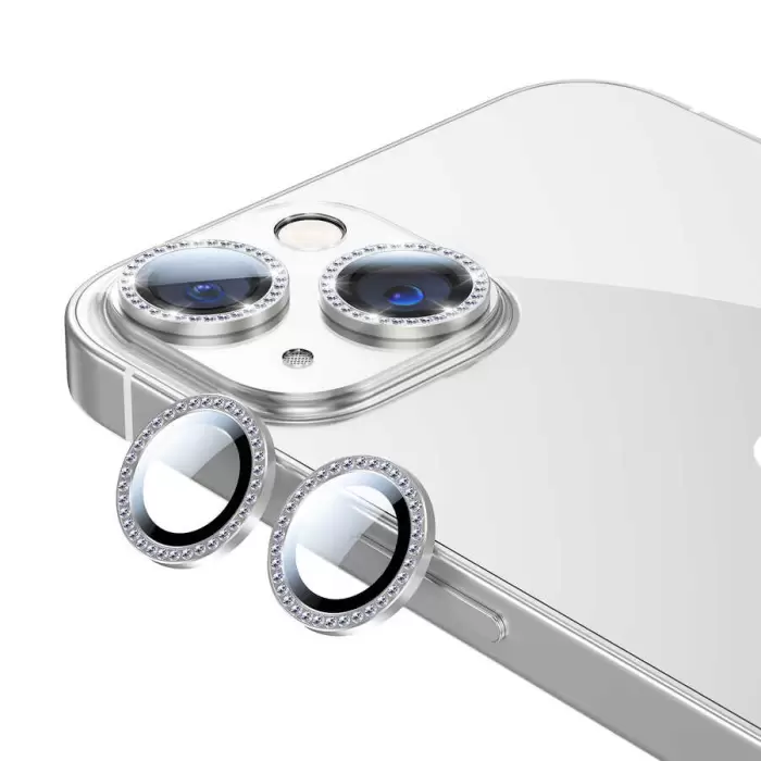 Apple iPhone 13 Mini CL-06 Lens Koruma Parlak Renkli Kamera Koruyucu CL-08
