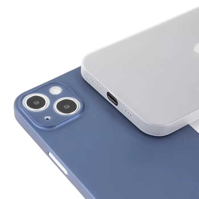 Apple iPhone 13 Mini Kılıf Lopard Kamera Çıkıntılı Korumalı Ultra Ince Zar Kapak Eko PP