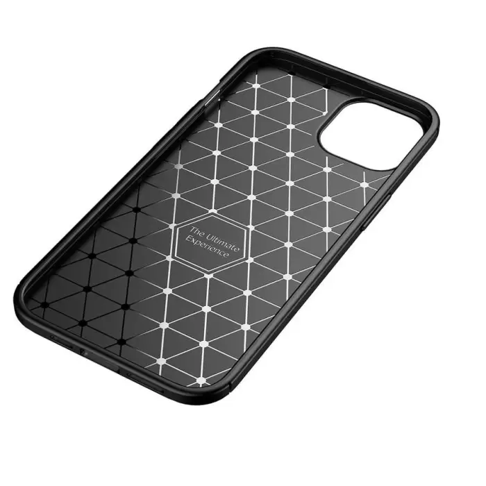 Apple iPhone 13 Mini Kılıf Lopard Kamera Korumalı Karbon Desenli Negro Kapak Orijinal Yüzey Kılıf