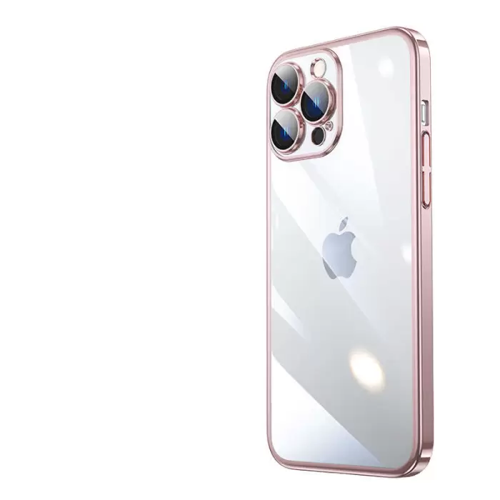 iPhone 13 Pro Kılıf Kenarları Renkler Kamera Lens Koruma Darbe Emici Sert Kapak Riksos