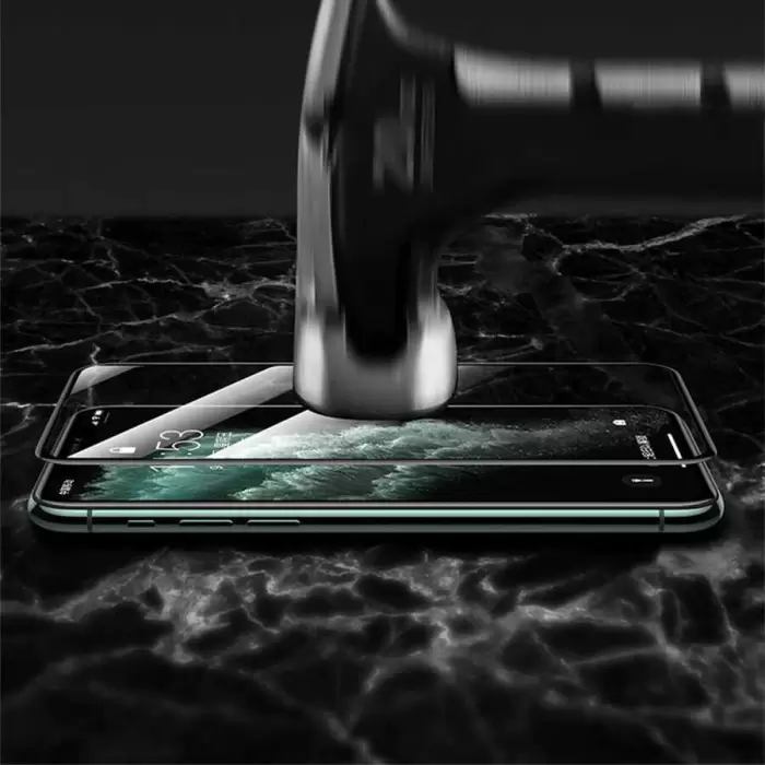 Apple iPhone 13 Pro Uyumlu Kavisleri Tam Kaplayan Rio Glass Cam Ekran Koruyucu