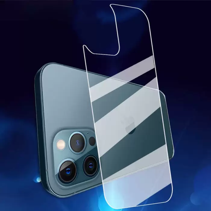 Apple iPhone 13 Pro Max Lopard Back Maxi Glass Temperli Cam Arka Koruyucu