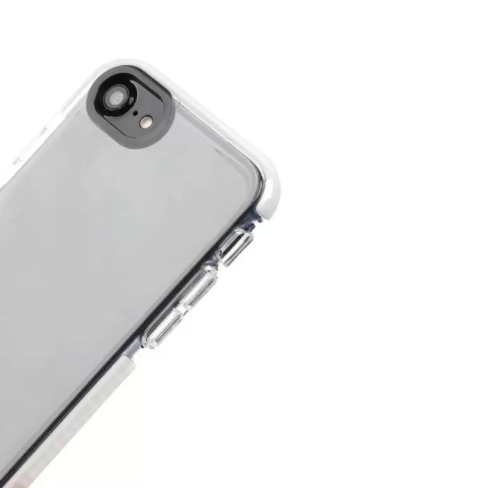Apple iPhone 7 Uyumlu Kılıf Renkli Transparan Geçişli Parlak Kapak Punto