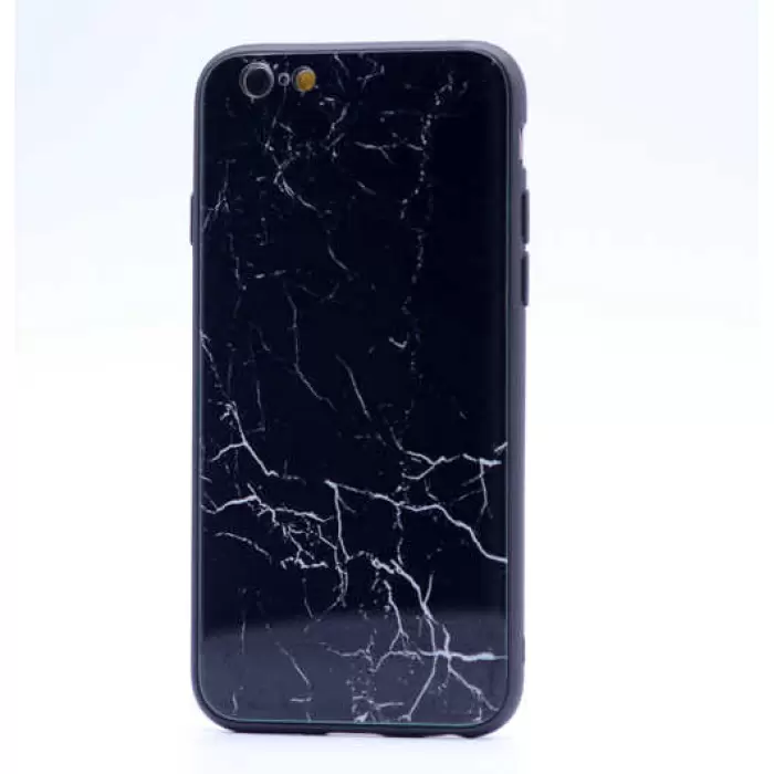 Apple iPhone SE 2022 Kılıf Lopard Ebruli Cam Kapak Yeni Desen