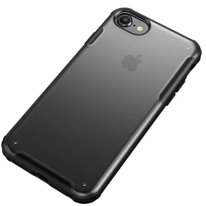 Apple iPhone SE 2022 Kılıf Lopard Military Armor Köşe Korumalı Mat Sırt Ince Lüks Kapak Volks