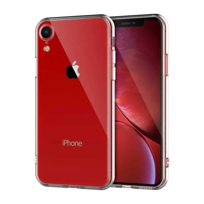 iPhone XR 6.1 Kılıf  Kamera Korumalı Kamera Korumalı Renksiz Şeffaf Esnek Silikon Kapak Süper