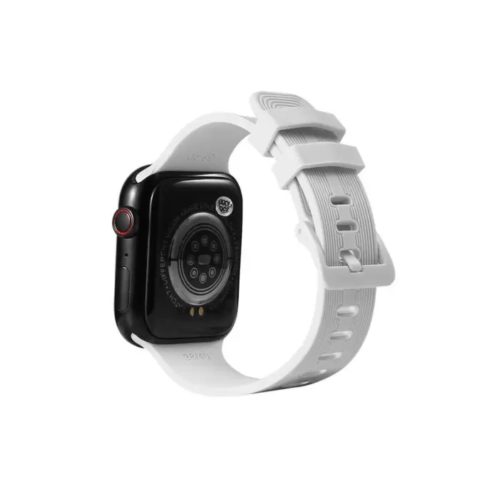 Apple Watch 38mm A+ Kalite Çizgili Konsept Jel Silikon Kordon KRD-23