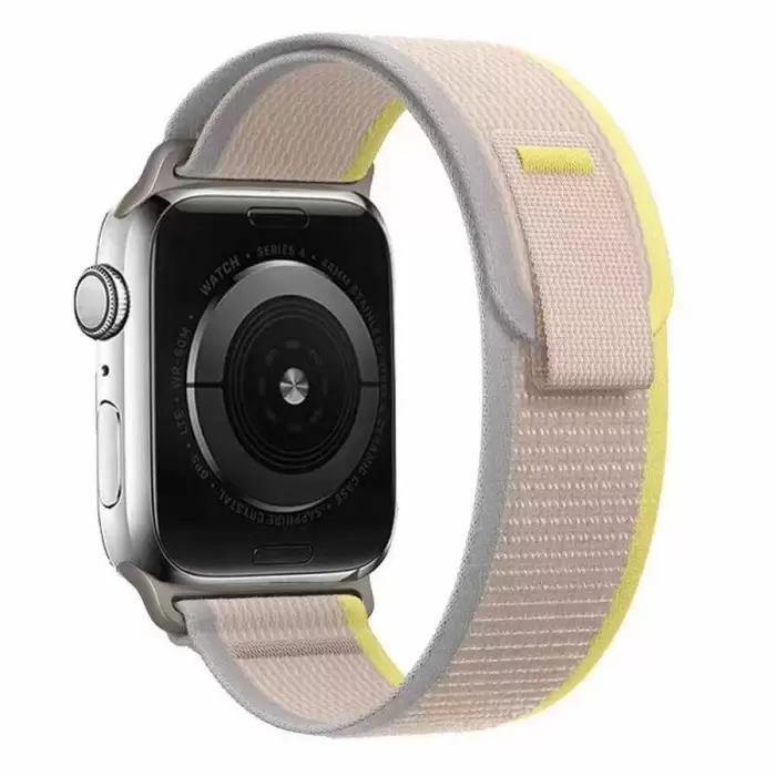 Apple Watch 42mm 10.Nesil Uyumlu Kordon Trail Loop Naylon Örgü Kayış KRD-77