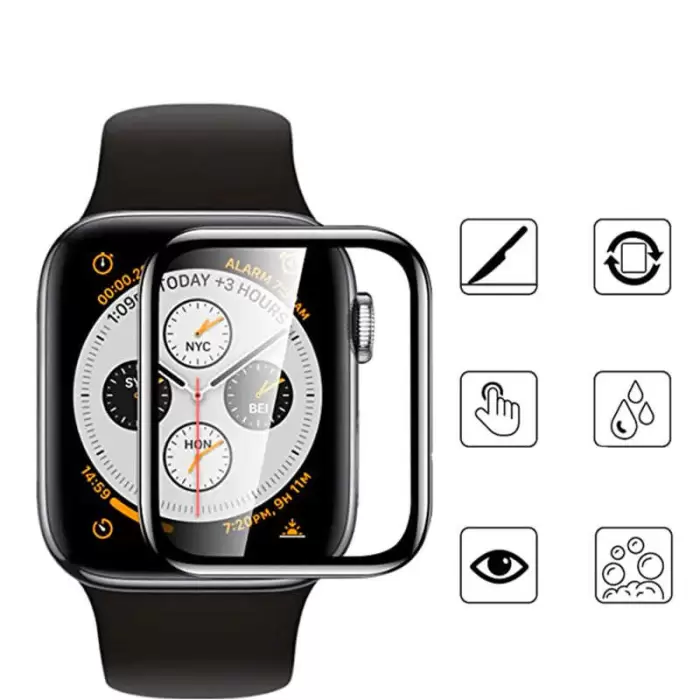 Apple Watch 40mm  Eko 3D PMMA Kavisli Full Cam Ekran Koruyucu