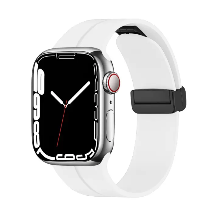 Apple Watch 40mm  KRD-84 Magnetic Tokalı A+ Kalite Sport Silikon Kordon