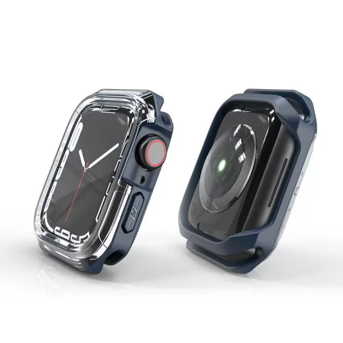 Watch 40mm Uyumlu Ekran Kasa Koruyucu Shockproof Sert Pc Silikon Gard 08