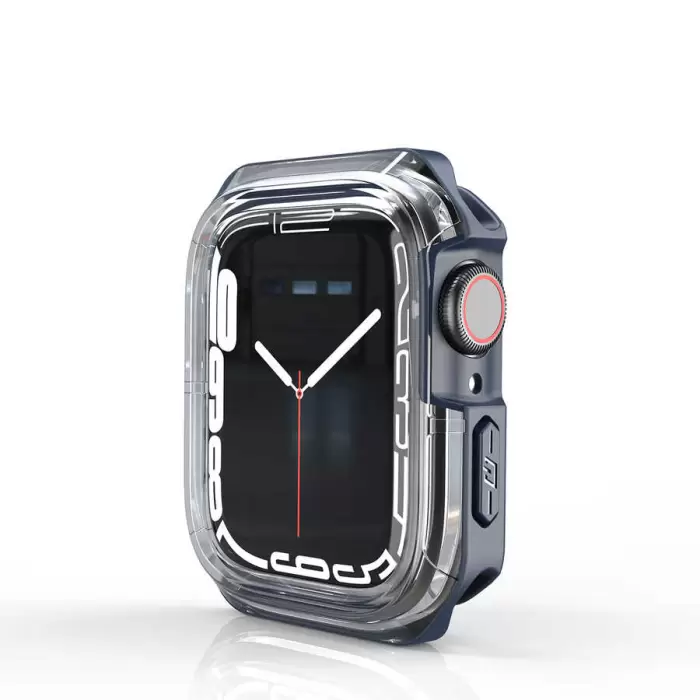 Watch 40mm Uyumlu Ekran Kasa Koruyucu Shockproof Sert Pc Silikon Gard 08