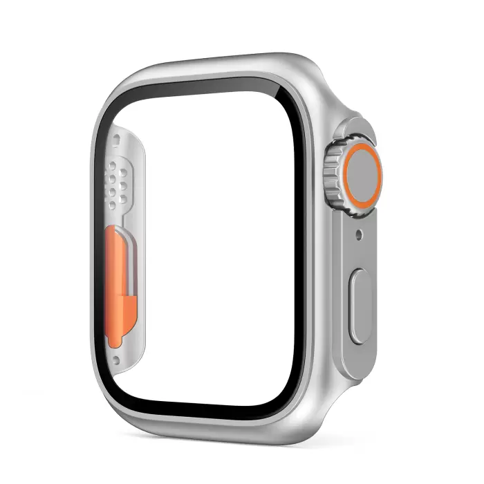 Apple Watch 40mm - Watch Ultra 49mm Kasa Dönüştürücü ve Ekran Koruyucu Lopard Watch Gard 25