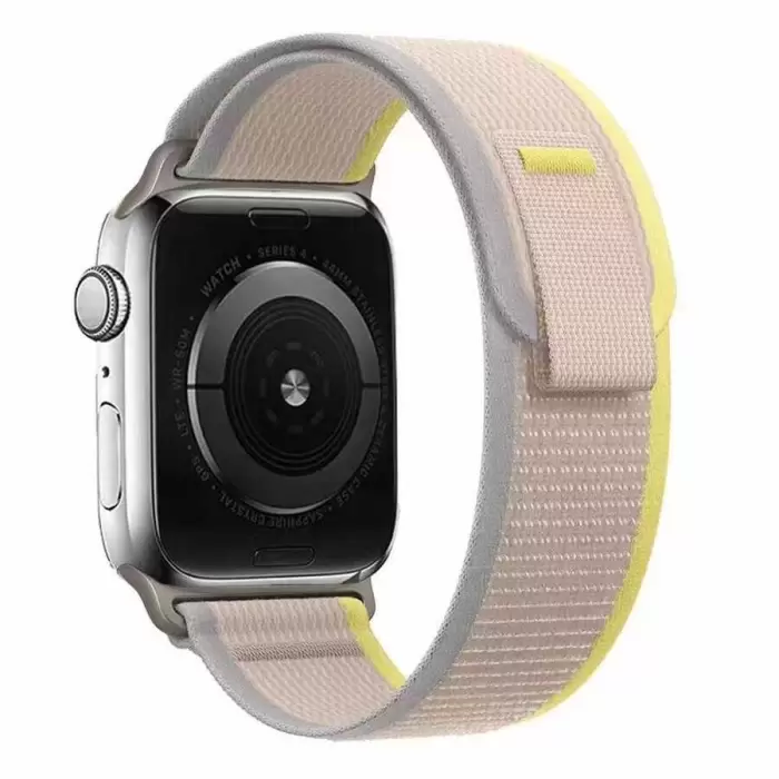 Apple Watch 42mm Uyumlu Kordon Trail Loop Naylon Örgü Kayış KRD-77