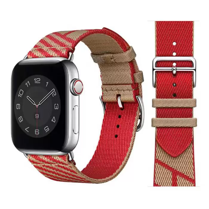 Apple Watch 44mm KRD-51 Hasır Kordon