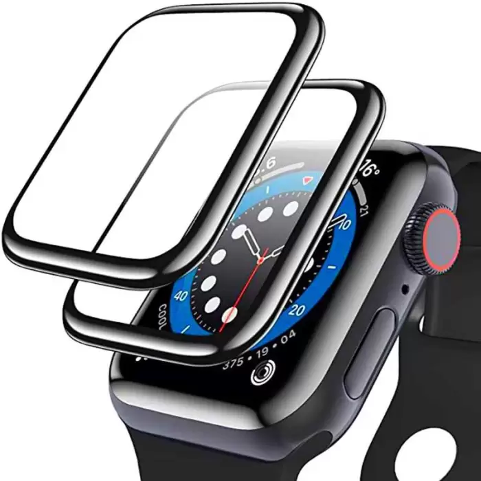 Apple Watch 44mm  PMMA Silikon Body Saat Ekran Koruyucu